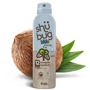 Shubug Kids and Family, Clean Mist, 360 Spray, 6 oz., Insect Repellent