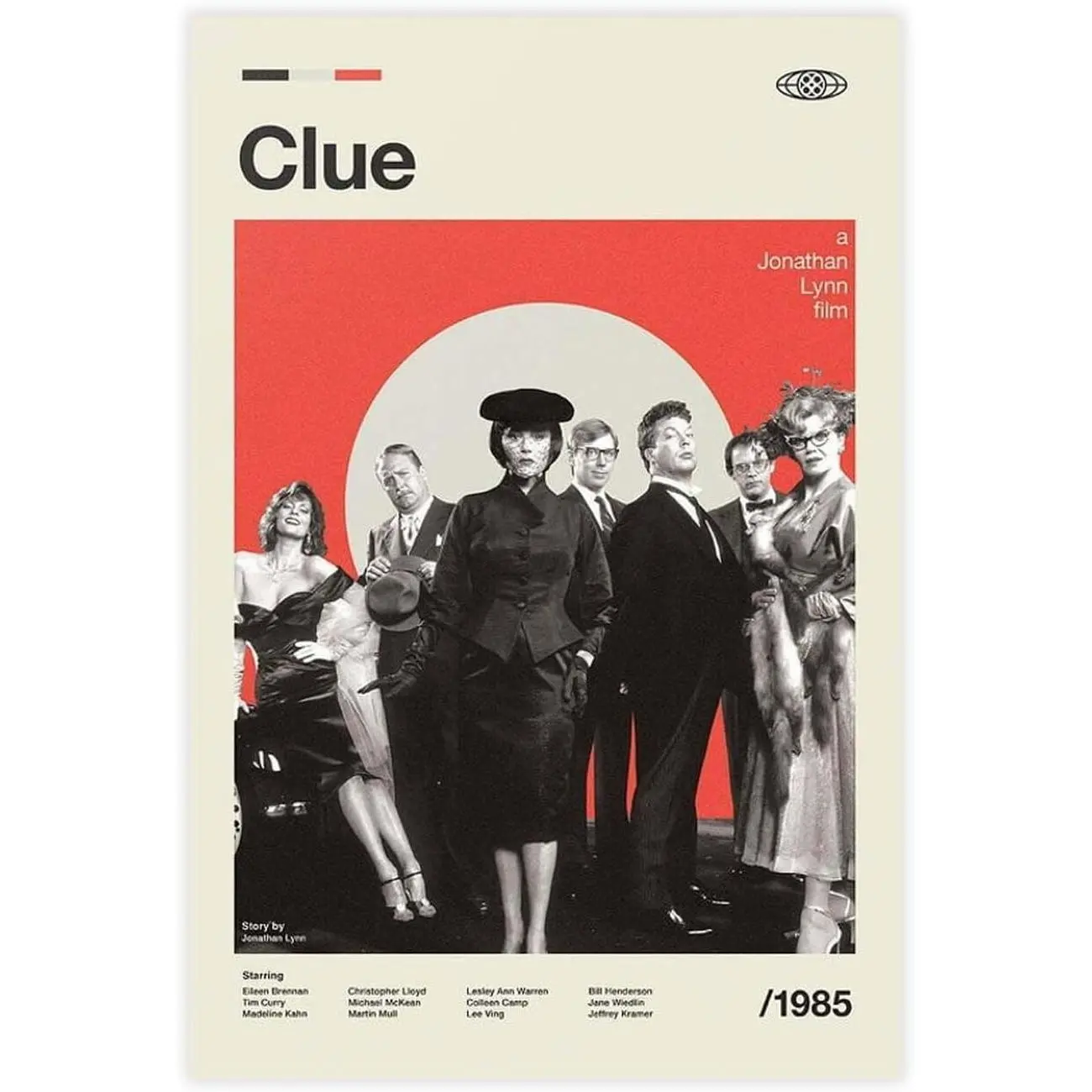 Clue Poster Movie Posters Decorative Painting Canvas Wall Art Living Room Posters Bedroom