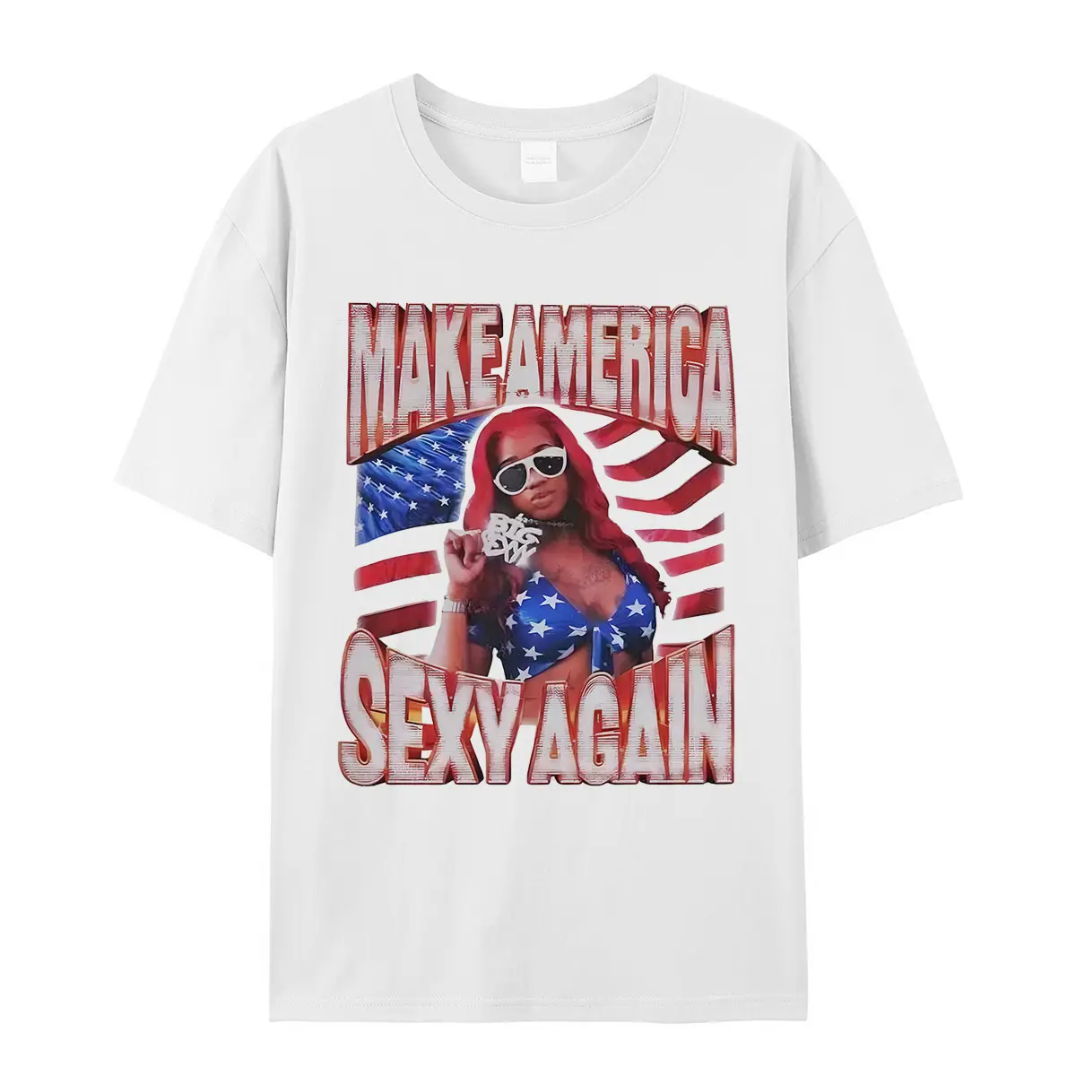 Sexy Red Shirt, Make American Sexxy Again Tee, Vintage T Shirt, Vintage  Bootleg, Funny USA T Shirt, Unisex Tshirt, Gifts For His Her 25620 - TikTok  Shop