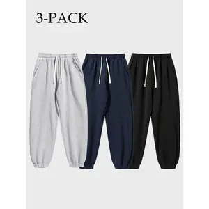 Men's Solid Thermal Lined Drawstring Waist Pants Plain Casual Comfy Loose Fitting Trousers for Fall & Winter Mens Oversize Clothing Pockets Sweatpants outfit  Tactical Stretch Cargo Pants dickies  work  pants Oversized Cozy