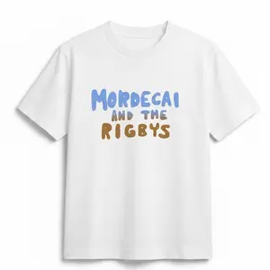 Mordecai and The Rigby Ringer Tee | Retro Cartoon Ringer T-Shirt | Regular Show Graphic Tee | Vintage Cartoon Duo Shirt | Unisex Classic Ringer Tee