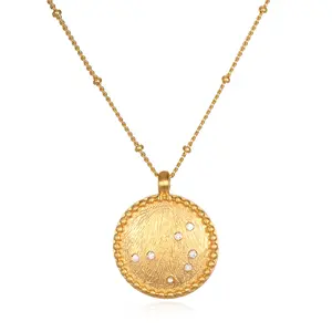 Satya Jewelry Sacred Sisterhood Constellation Necklace 18kt Gold Plate over Brass- One year warranty