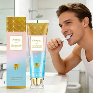 Oralhoe Brightening Toothpaste, Gentle Daily Care, Removes Stains & Freshens Breath