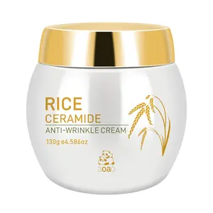 Rice Face Cream Collagen Anti-Wrinkle Moisturizer Ceramide Smooth Fine Lines Firming Skin Care 130g