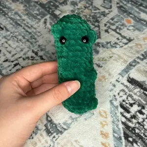 Crochet Pickle Stuffed Animal