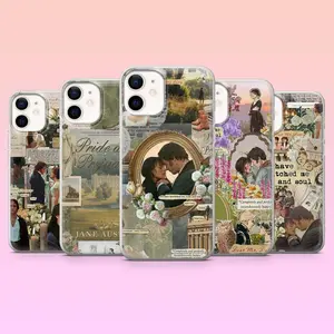 [MAGSAFE AVAILABLE] Jane Austen Phone Case Pride and Prejudice Book Cover for iPhone X, 11, 12, 13, 14, 15, 16 Series & Galaxy Series