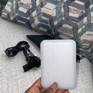 Product Review of 1 Set Portable Front & Back Phone Clip Selfie Fill Light, 2200mAh Rechargeable & 7 Lighting Mode Clip-on LED Selfie Light For Smartphone, Tablet, Laptop #TOP PICKS from K**a b**