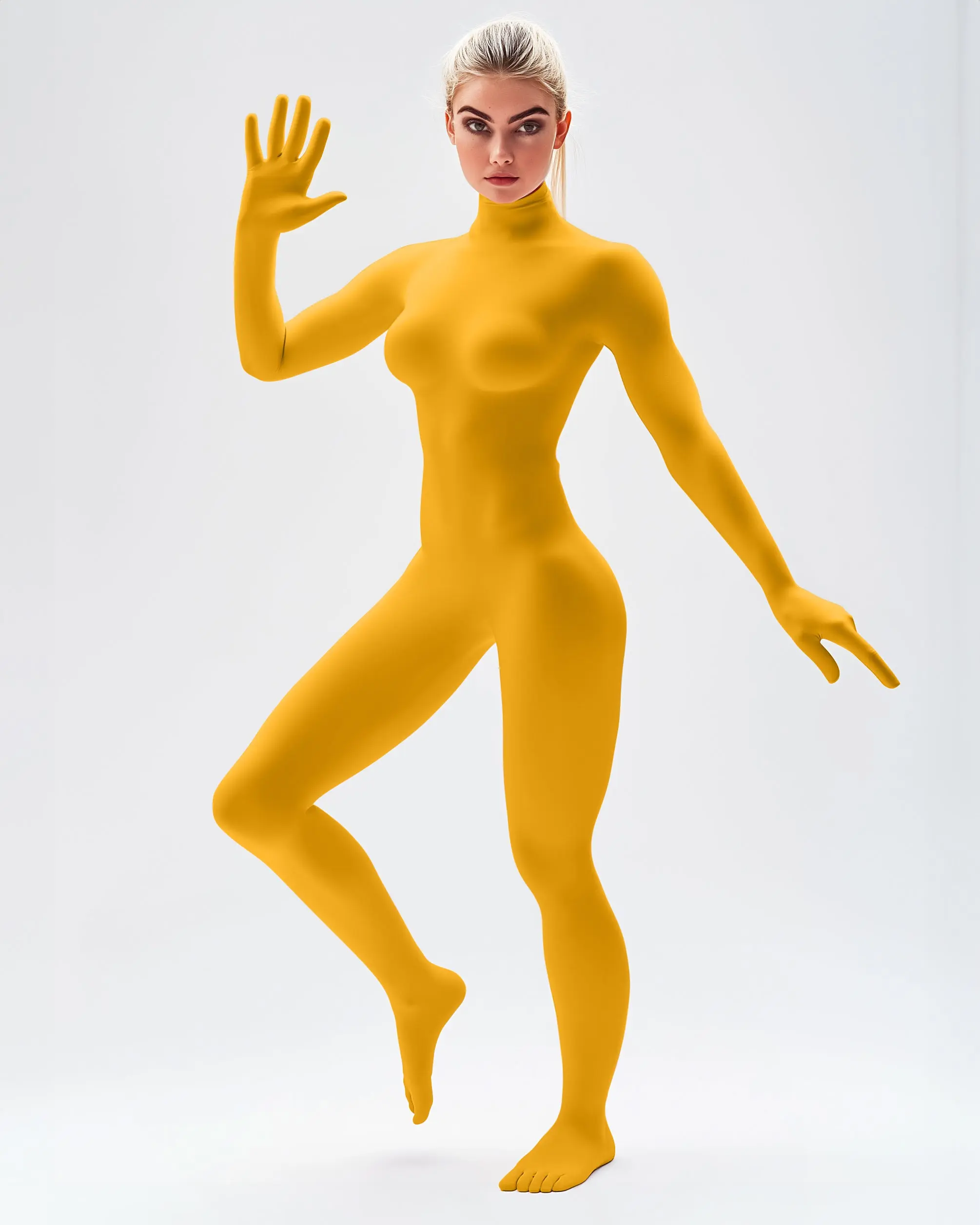 Second Skin Catsuit - Gold