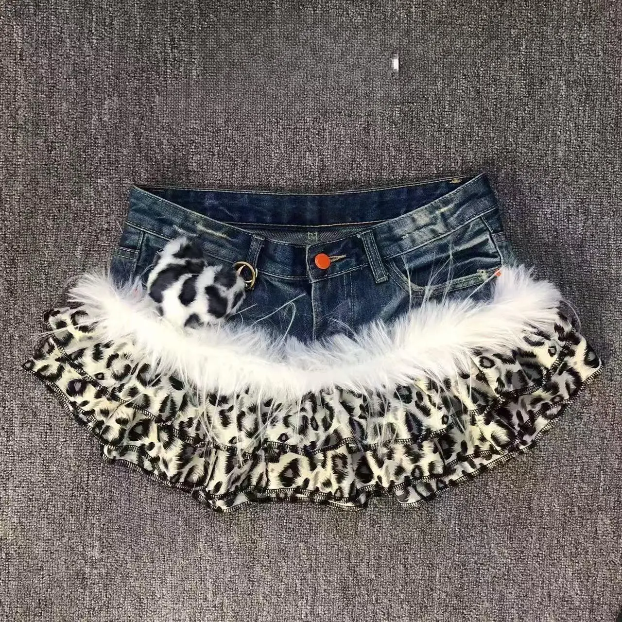 New Gothic Y2K Grunge Denim Skirts Women Subculture Retro Punk  display picture 1