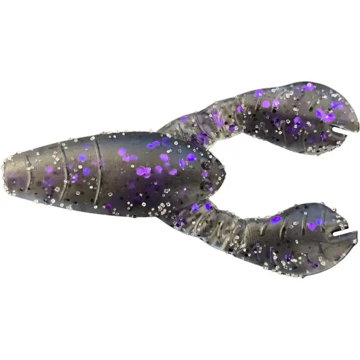 Great Lakes Finesse Snack Craw Fishing Lure, 2.1 in Soft Plastics, Fishing Soft Plastic, Compact Yet Effective Green Pumpkin Blue Streamlined Form Bait, Jighead Pull, 2 Buoyancy Options, 2.1 Inch, Buoyant, Crayfish, Lures