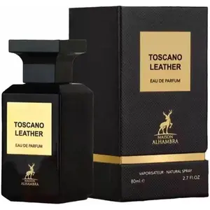 Toscano Leather EDP Perfume Spray by Maison Alhambra, Men's Fragrance, 2.7 oz, New in Box