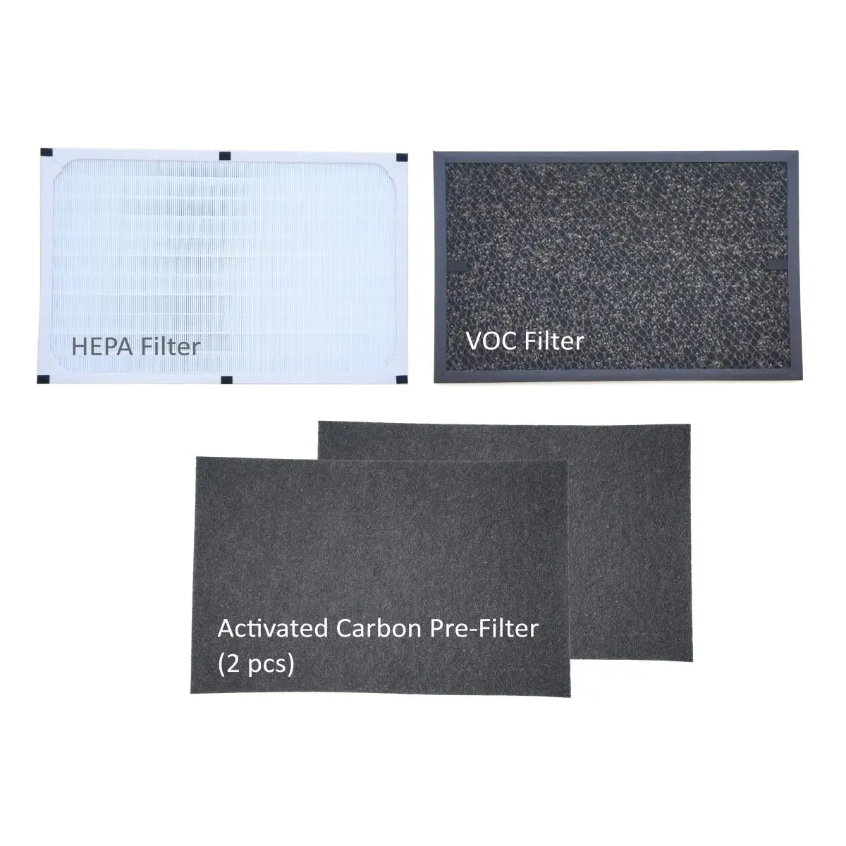 SPT Replacement Filter Pack for AC-2221 Air Conditioner - White Activated Carbon, Anti-Bacterial HEPA Filters, Activated Carbon Filter, Anti-Bacterial Hepa Filter