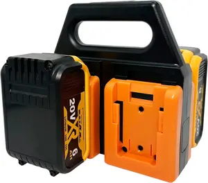 8 Amp | 4 Port Battery Charger | For DEWALT | 12V MAX & 20V MAX & FLEXVOLT 20V/60V MAX Batteries | Simultaneous Fast Charging Station | Rapid Charging | For DEWALT Power Tools | Home Workshop & Professional Use | Efficient & Durable