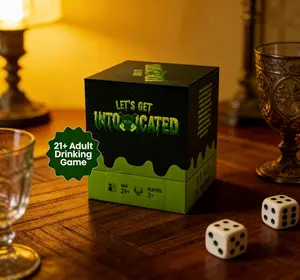 Let's Get Intoxicated 150 Card Drinking Game - Fun Party Game for Celebrations with 150 Cards Ideal for Engaging Playful Celebrations 21+ Adult