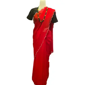 Jarkhan stone work sari
