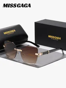MISSGAGA 1 Piece Unisex Cat Eye Sunglasses, High Definition Full Frame, UV400 Bold color clashes, declaring your edge