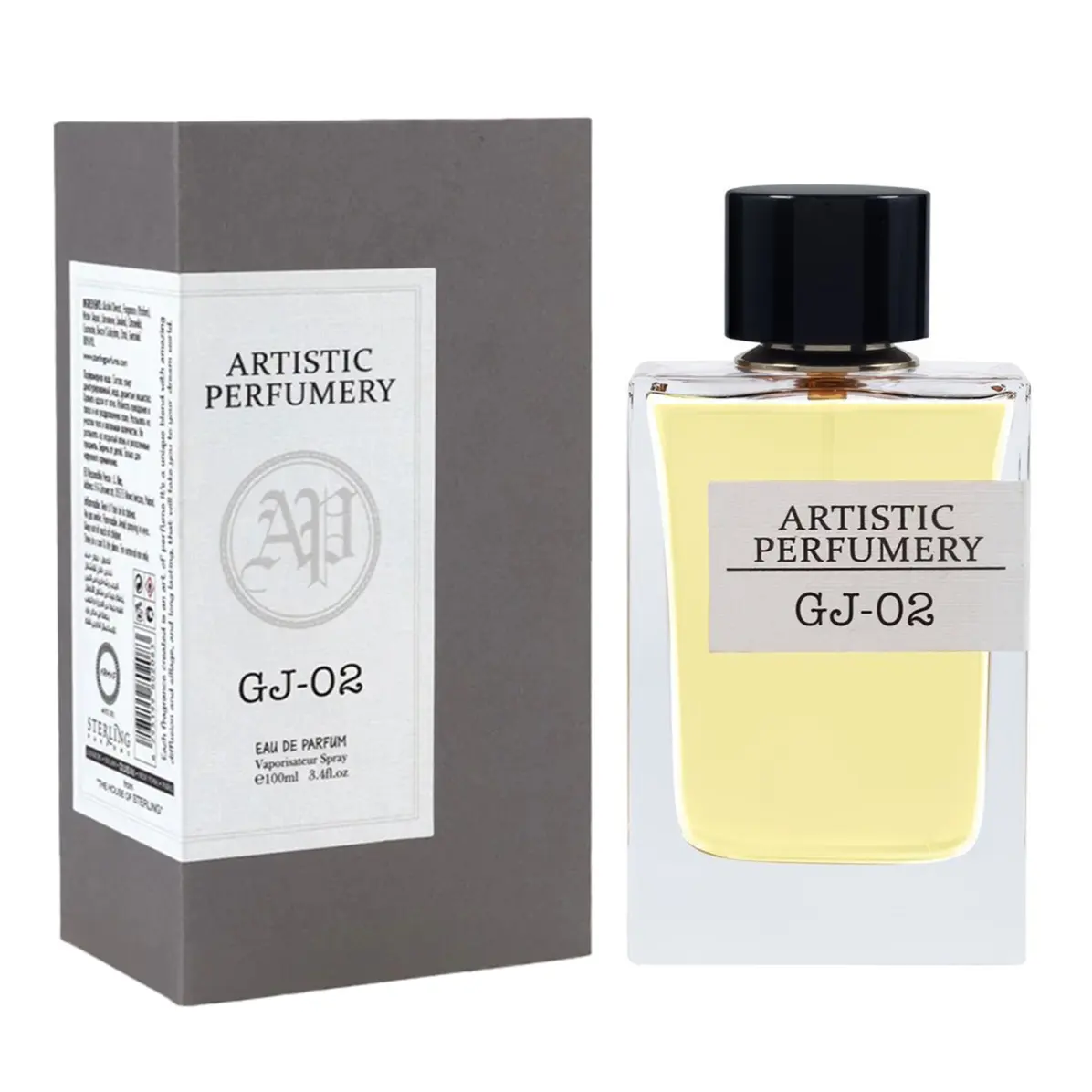 Armaf Artistic Perfumery GJ-02 for Men Eau de Parfum Spray, 3.4 Ounce