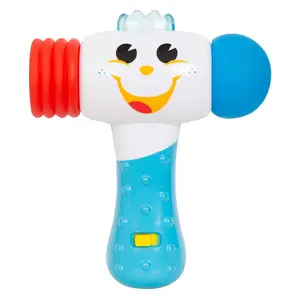 Happy Hammer Baby Grasping Toy – Reaching & Hammer Motor Skills Toy, Montessori Sensory Development Toy for Infants and Toddlers