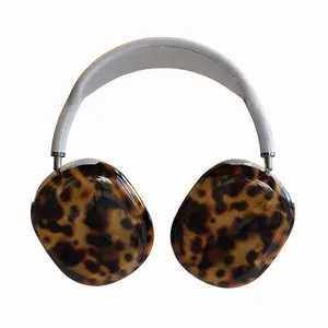 Classy Tortoise Shell Print AirPods Max Case | Snap On Air Pods Max Cover | Protective Case For New AirPods Max Headphones