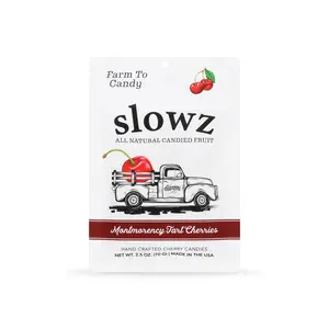 Slowz All Natural Candied Fruit, All Natural hard candy,