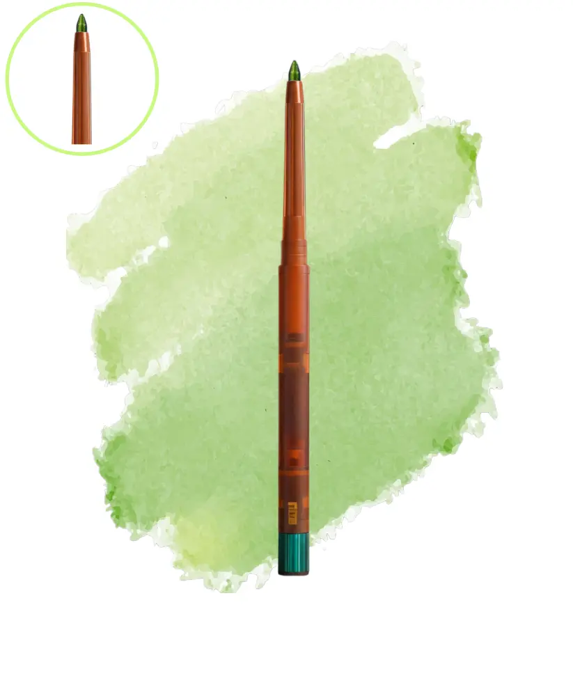Multichrome Color-Shifting Gel Eyeliner Cosmetic - 12-Hour Waterproof, Lightweight Bronze Pigment Precision Twist Pen, 1-Piece Waterline Eyeliner for Editorial Makeup, Limited Edition Long-Lasting Smooth Glide