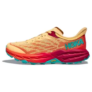HOKA ONE ONE Speedgoat 5 Men's Low-Top Trail Running Shoes in Pink with Cushioning, Grip, and Durability Trending Shoes, House White Official Shoes to Get / Maison Mihara