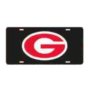 UGA Acrylic License Plate with Reflective Decals