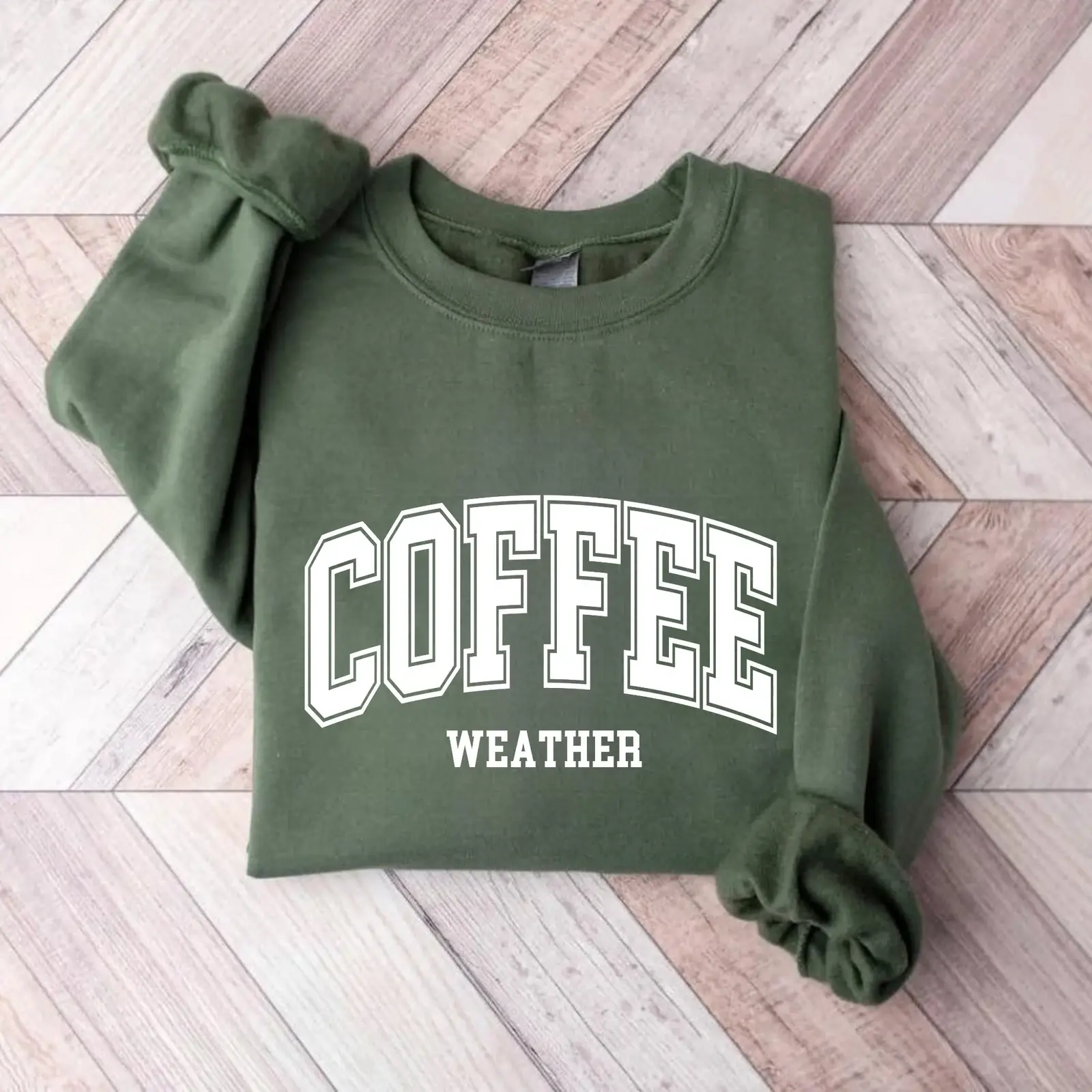 Coffee Weather Sweatshirt, Coffee Weather, Cute Coffee Weather Sweatshirt, Cute Sweatshirt