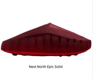Burgundy Breathable Foam Cushioned Non-Slip Athletic Recovery Slide