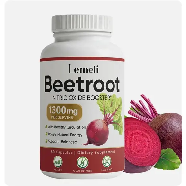 3x Lemeli Beetroot - 1300mg, Lemeli Beet Root Supplement 60 Capsules 3x Lemeli Beetroot - 1300mg, Lemeli Beet Root Supplement 60 Capsules