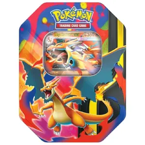 Pokémon TCG: Mega Charizard X Ex & Y Ex Tin | Factory Sealed & Limited Edition