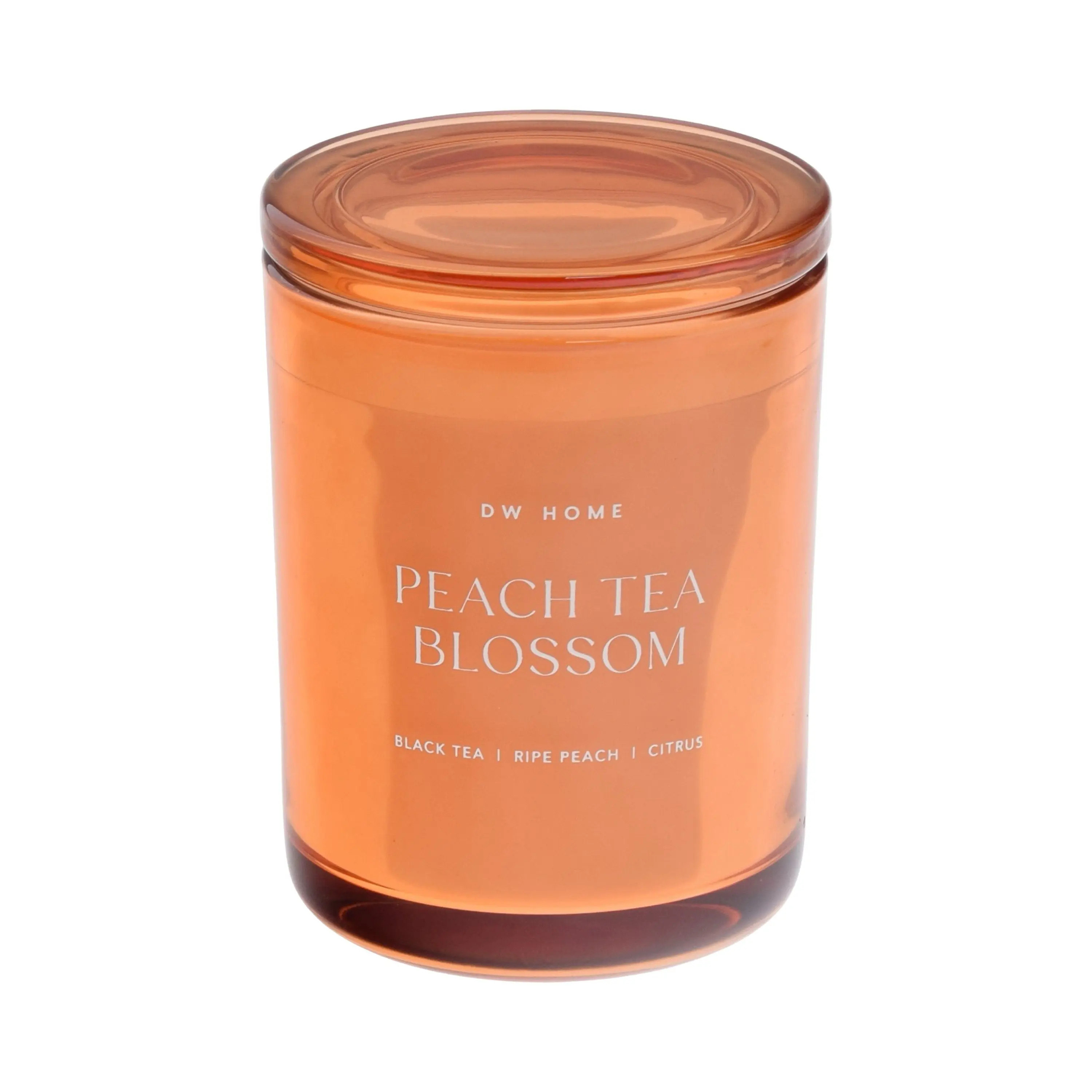 DW Home Peach Tea Blossom Home Fragrance Collection – Black Tea, Ripe Peach and Citrus Scent for Bedroom and Relaxing Spaces, Tea Blend