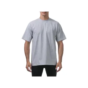 PRO CLUB HEAVY WEIGHT S/S TEE (HEATHER GREY)