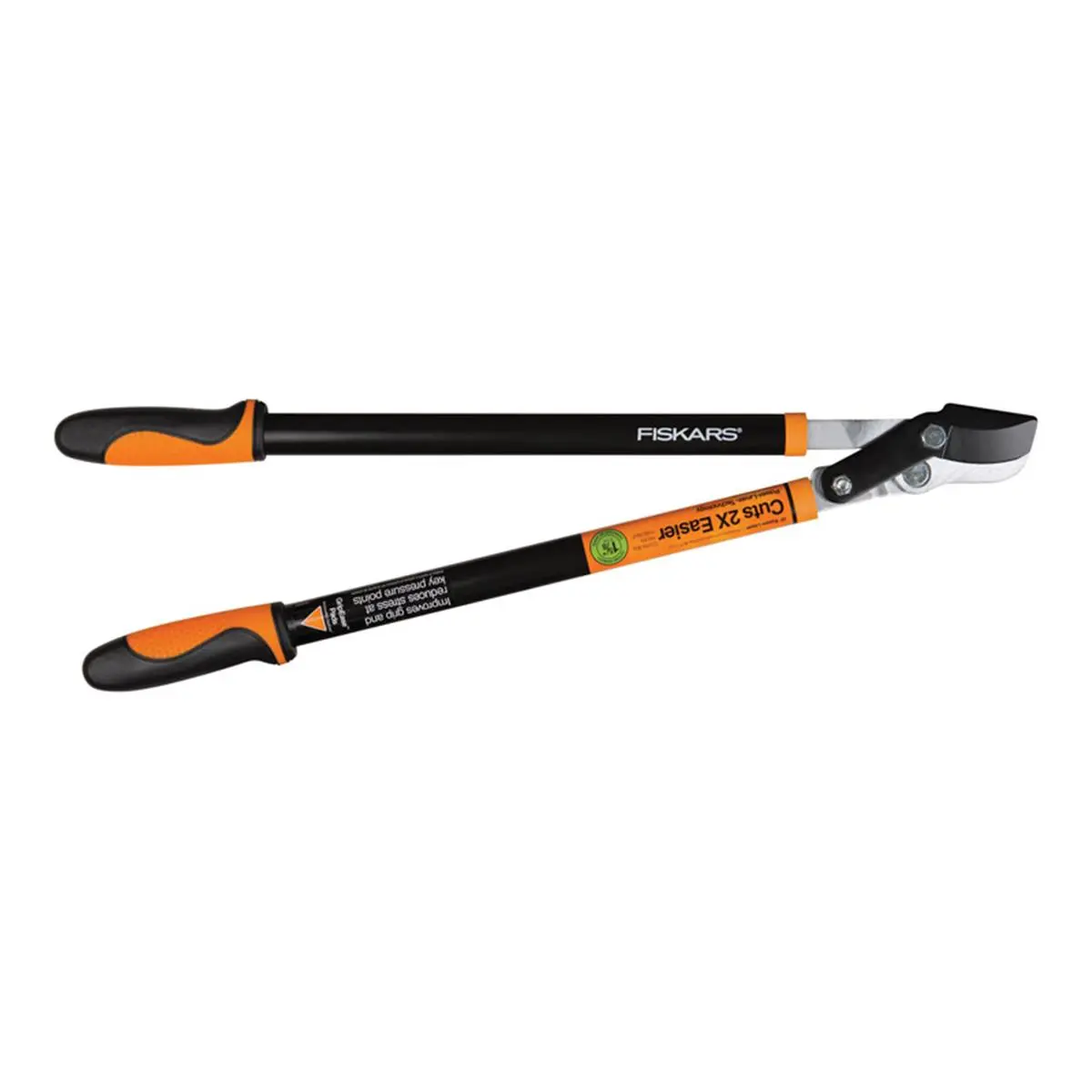 FISKARS Bypass Lopper with Compound Lever Technology for 2x Cutting Power, Rust-Resistant Steel Blades, and Softgrip Handle for Outdoor Recreation Tasks, 2X More
