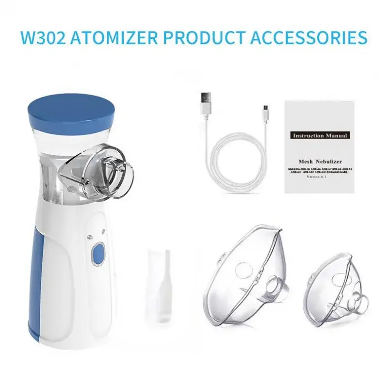 Portable Handheld Nebulizer - Rechargeable Air Humidifier with Dual Power Modes, Compact Ultrasonic Atomizer for Facial Hydration, Suitable for Home a