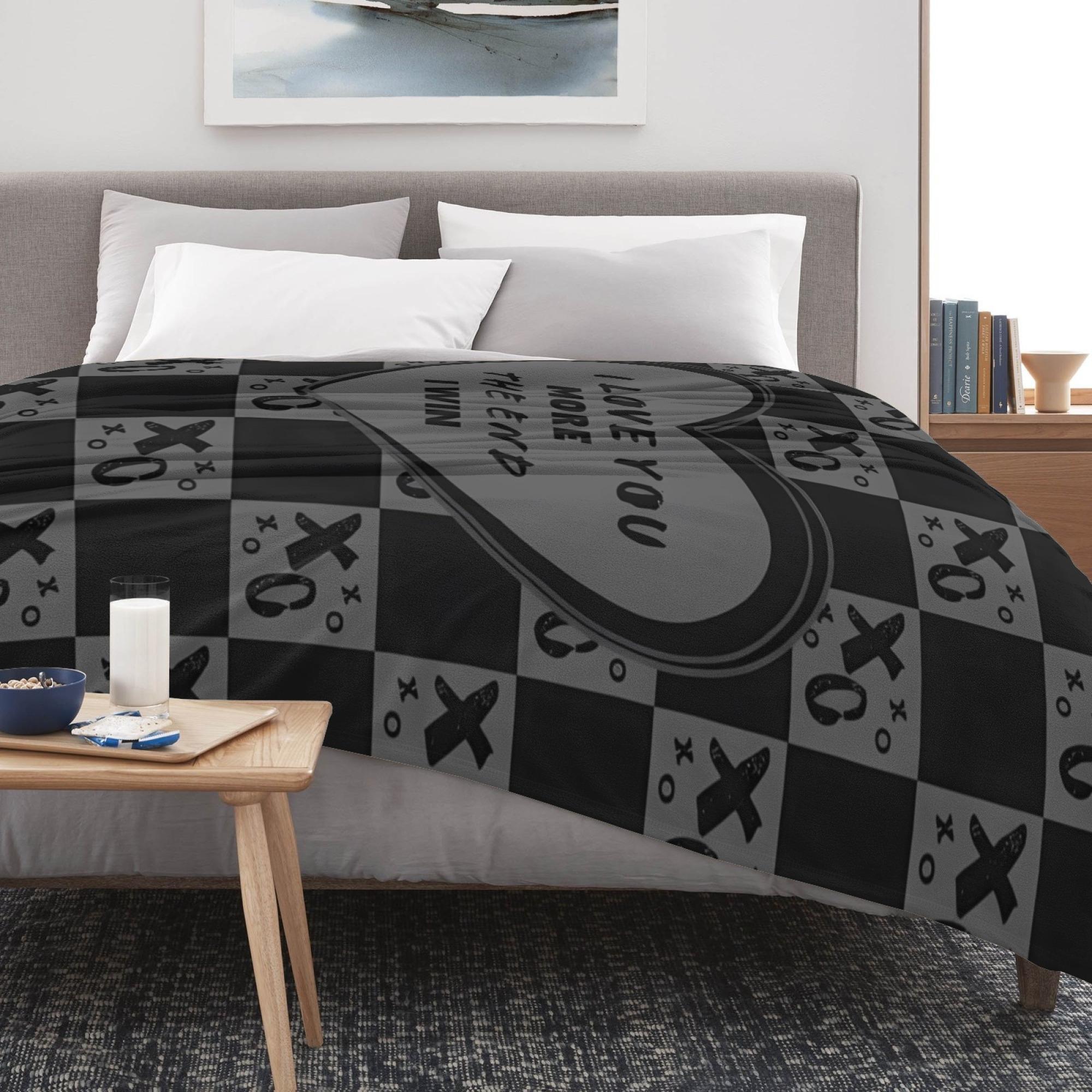 Throw Blanket Valentine's Day I Love You More The End I Win Soft Blanket Cozy Sofa Bed Blankets Warm Lightweight Cover for Couch Living Room Bedroom Office 30x40 Inch Throw Blanket Valentine's Day I Love You More The End I Win Soft Blanket Cozy Sofa Bed Blankets Warm Lightweight Cover for Couch Living Room Bedroom Office 30x40 Inch