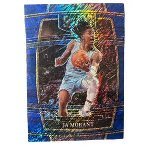 Ja Morant Blue Velocity Prizm 2021-22 Panini Select Basketball Memphis Grizzlies