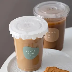 100/400pcs Coffee Leak Proof Paper Film, Drink Protectors, Oil Spill Proof, White Leak-Proof Cup Lid Liners, Round Sealing Paper Pads, for Bubble Tea, Coffee and Other Beverages, for Business and Party, Drinkware Accessories
