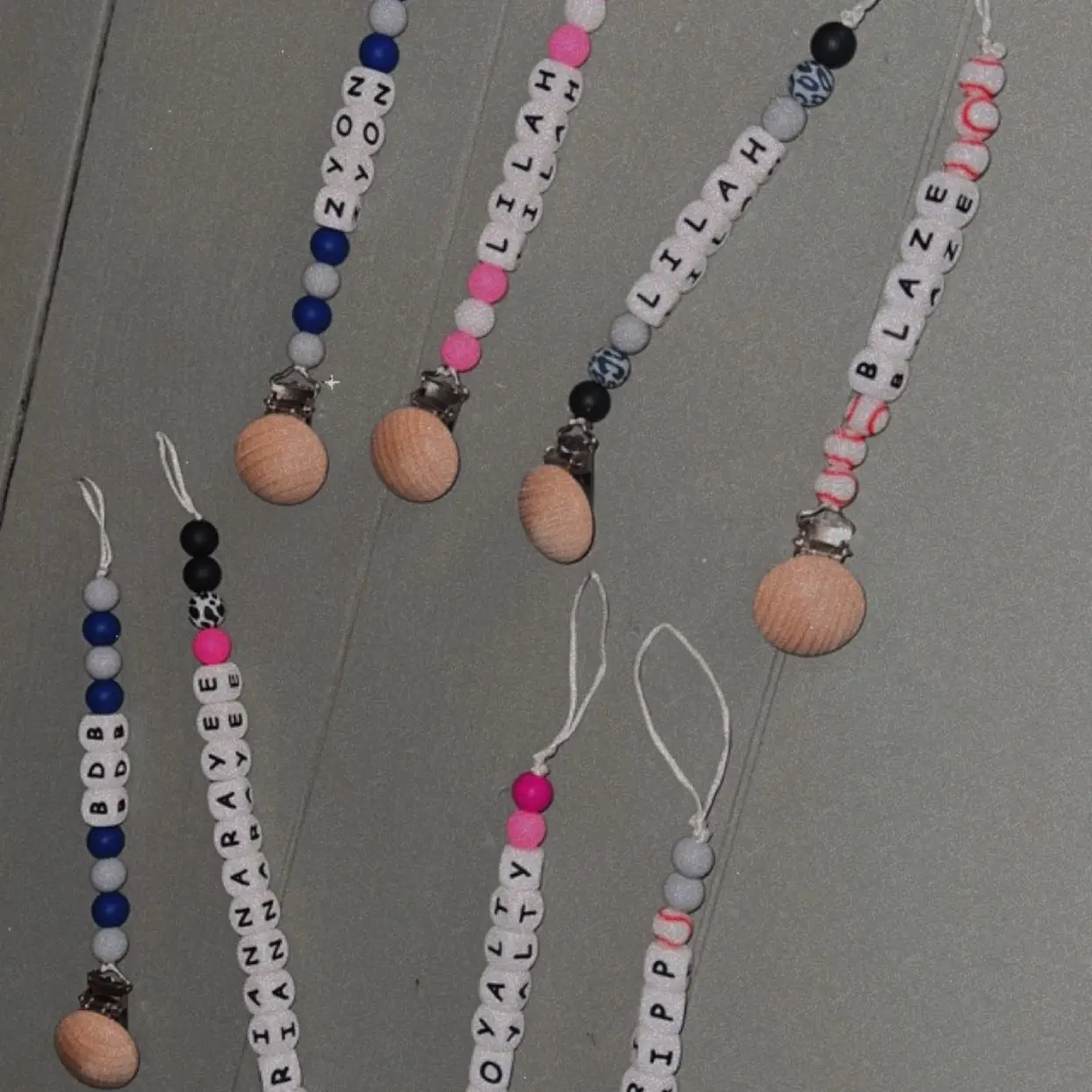 Personalized Pacifier Clip