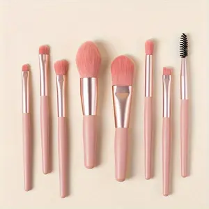 Mini Makeup Brush Set: For Face and Eyes, Eyeshadow Brushes