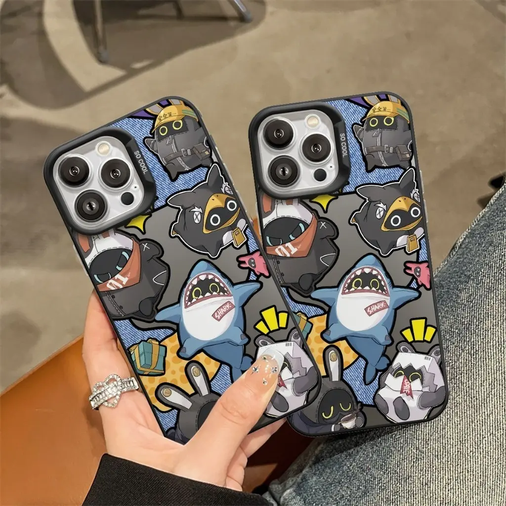 Zenless Zone Zero Bangboo & Sharkboo Streetwear iPhone Case