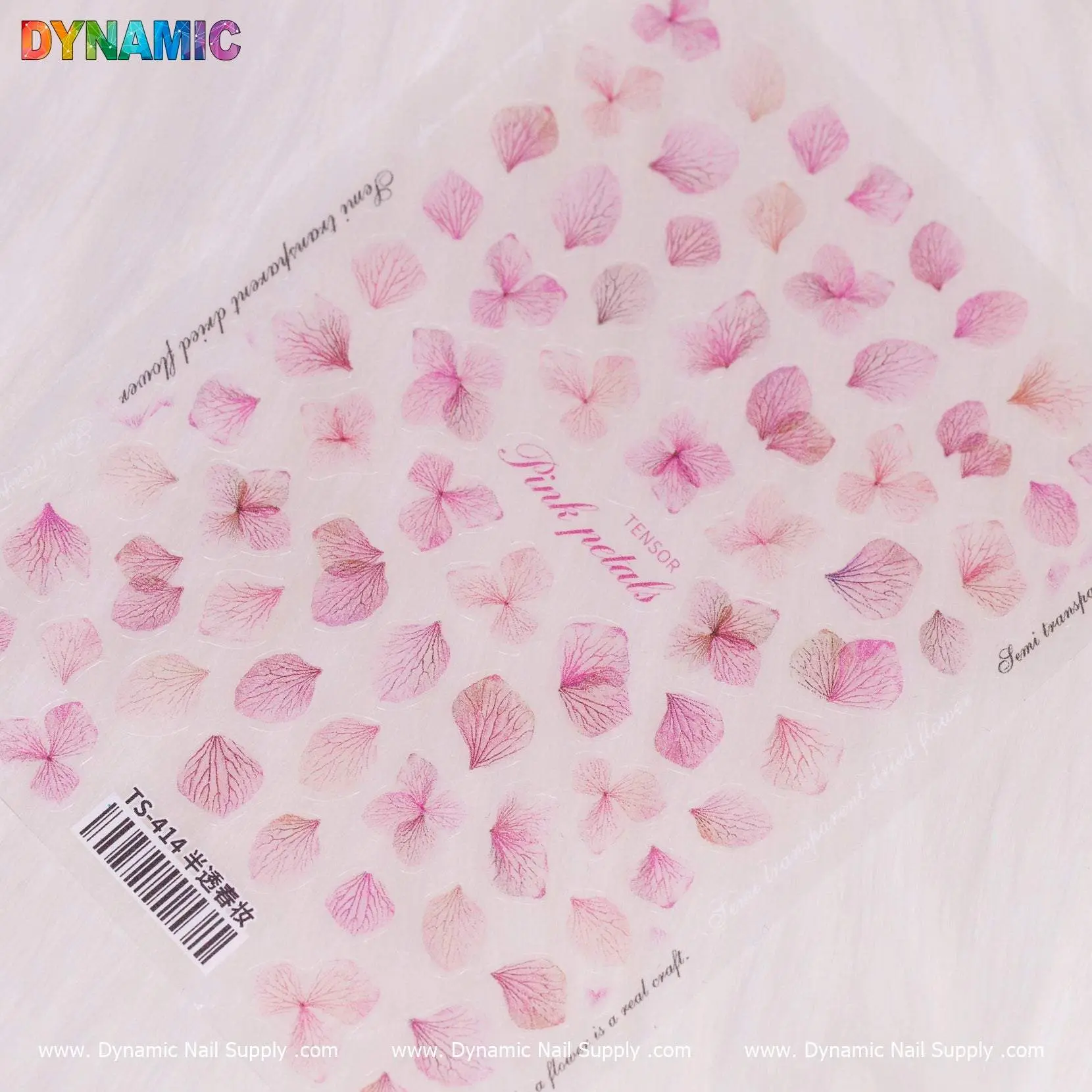 Pink Petals Sticker (TS - 414)