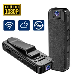 1080P Portable Sports Camera with 180° Rotating Lens, Wearable Clip Design, IR Night Vision, Motion Detection, Video & Photo Recording, Mini Handheld Camera for Outdoor Adventure, Home Security, Multifunction HD Recorder, FHD Video Camera