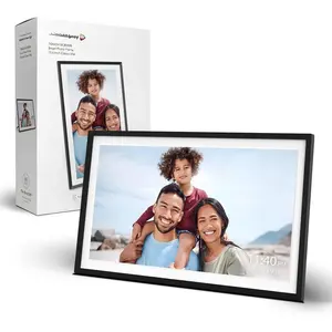 Digital Picture Frame  by Nixplay, 15.6" Large WiFi Digital Photo Frame, Easy to Share Photos/Videos via Nixplay App, 1920x1080 FHD IPS  Screen, Auto-Rotate, Free Cloud Storage