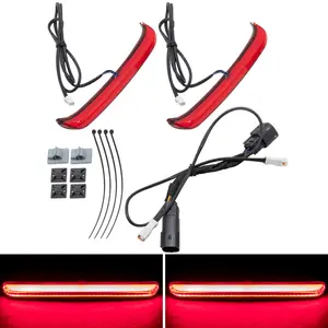 Slimz™ LED Saddlebag Lights for Harley® Touring '14-'25 | Red Lens