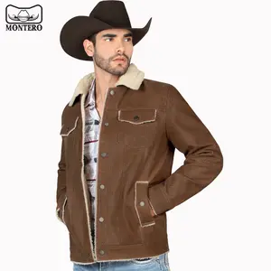 MONTERO Mens Jacket Premium Quality Fur Lined MT0892 Camel For Men