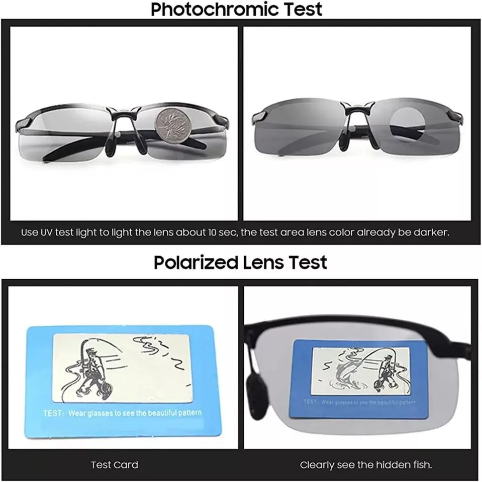 Smart Polarized Sunglasses, Best For Strong Direct Sunlight | UV Protection For Outdoor Cycling Fishing Driving | Ultra‑Thin Lightweight Lenses