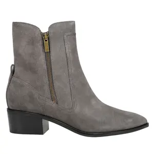 Cole Haan Womens Teegan Pointed Toe Zippered Casual Boots Low Heel 1-2" - Grey