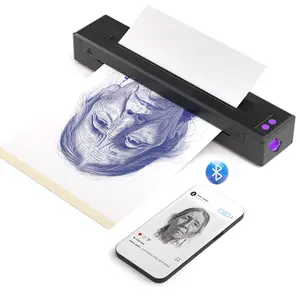 P20 New Upgraded Wireless Transfer Template Printing Machine, Equipped with 20 Sheets of Transfer Paper, Suitable for Artists and Beginners' Printing Machine Set  Festival party supplies