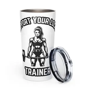 SYL Trainer Girl - Tapered stainless steel tumbler